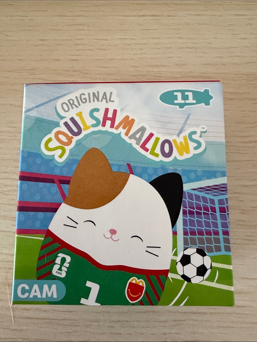 2026 McDonalds Squishmallows Cam Cat Jamaica FIFA 2026